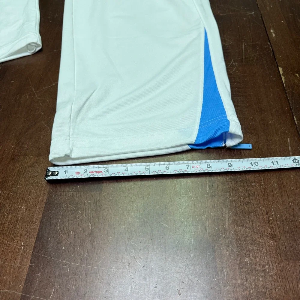 Jordan Warm up Track Pants White Sky Blue Mens XL White Blue Zip Ankle Jumpman